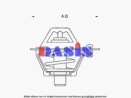 AKS DASIS Termostaat,Jahutusvedelik 750964N